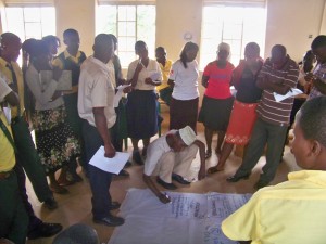 Participants in the Sexual Reproductive Health training during the life cycle mapping