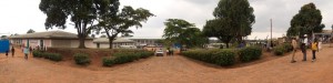 A panorama view of the main complex at Nakaseke hospital