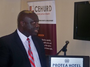 One of the facilitators - Prof. Kasimbazi