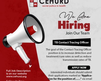 CEHURD TB Contact tracing Position