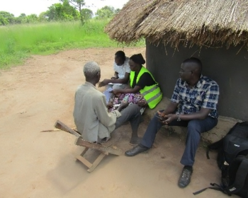 KWAF Staff during home visit-clients follow up support(1)2
