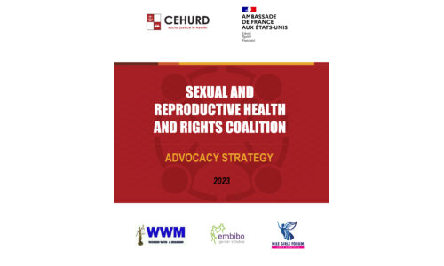 ADVOCACY STRATEGY; Sexual and Reproductive Health and Rights Coalition (PISCCA)