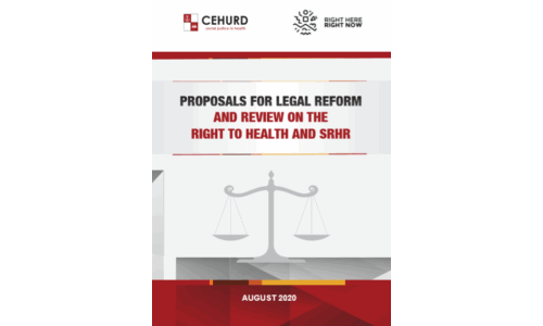 Proposals For Legal Reform And Review On The Right To Health and SRHR