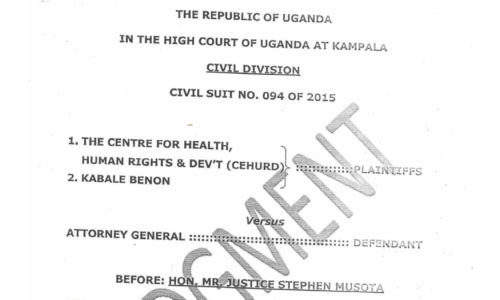 CEHURD Seclusion case judgment.