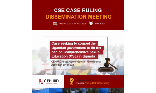 Press Statement: Judiciary Endorses the Need for a Sexuality Education Policy in Uganda