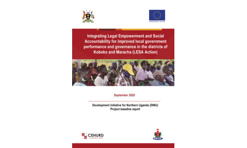 Development Initiative for Northern Uganda (DINU)/LESA - Project Baseline Report
