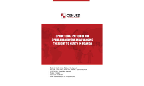 Operationalization Of The Opera Framework In Advancing The Right To Health In Uganda