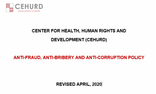 Anti-Fraud, Anti-Bribery And Anti-Corruption Policy