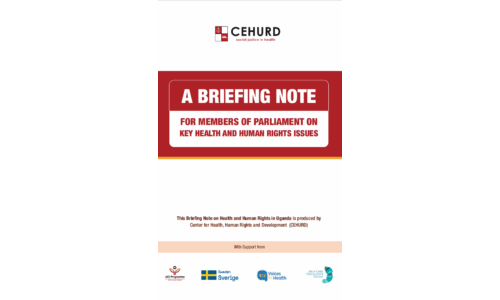 A Briefing Note For Members Of Parliament On Key Health And Human Rights Issues