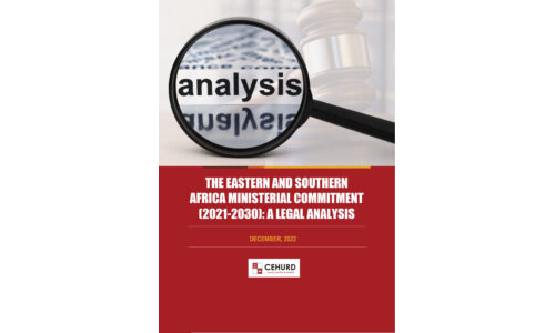 The Eastern And Southern Africa Ministerial Commitment (2021-2030): A Legal Analysis