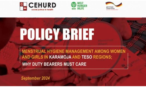POLICY BRIEF: Menstrual Hygiene Management Among Women and Girls in Karamoja and Teso Regions